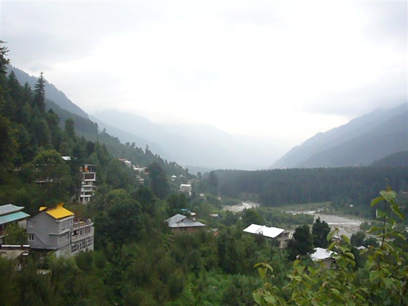 Daytime view of the valley from Vashisht.